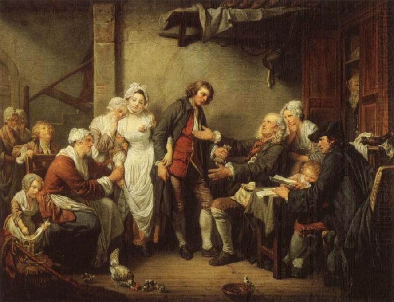 The Village Marriage Contract, Jean-Baptiste Greuze